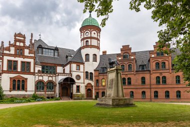 Schwerin, Wiligrad Sarayı Schwerin Gölü yakınında, Almanya 