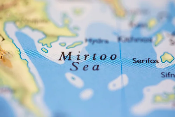 Неглибока Глибина Поля Фокусується Географічному Розташуванні Міруського Моря Біля Узбережжя — стокове фото