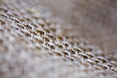 Örgü desenli arka plan retro ile Macro bokeh sığ derinlik sanatı yün mat