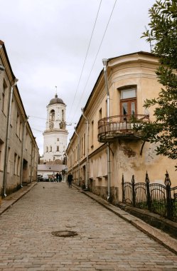 Vyborg şehrinin manzarası 