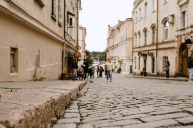 Vyborg şehrinin manzarası 