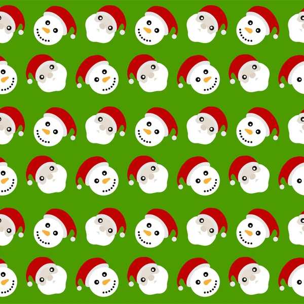メリークリスマスのシームレスなパターン サンタクロースの背景 ファッション ファブリック ギフトラップのためのデザイン ベクトル — ストックベクタ
