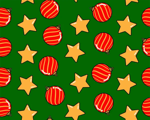 メリークリスマスシームレスなパターンの背景 ファッション ファブリック ギフトラップのためのデザイン ベクトル — ストックベクタ