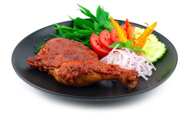 Ayam Golek Izgara Tavuk Davul Çubuğu. Hindistan cevizi Kremalı Melayu Stili. Tayland 'ın popüler güneyi.