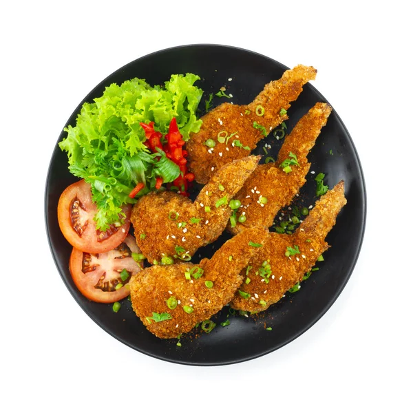Mala Spicy Stuffed Chicken Wing Fusion Chinese Style Mince Chicken — Stok Foto