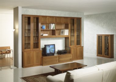 oturma odası, Kütüphane ortamı