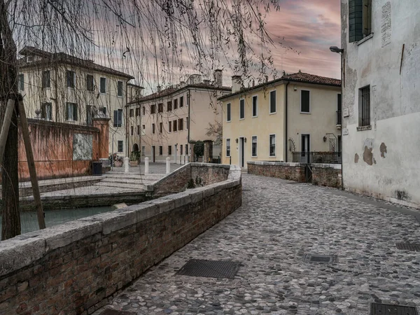 Visión Treviso Una Ciudad Histórica Italia — Foto de Stock