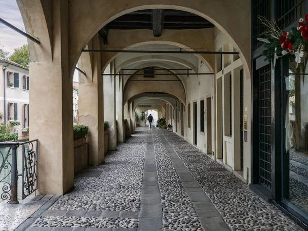 Portici Treviso Una Ciudad Histórica Italia — Foto de Stock