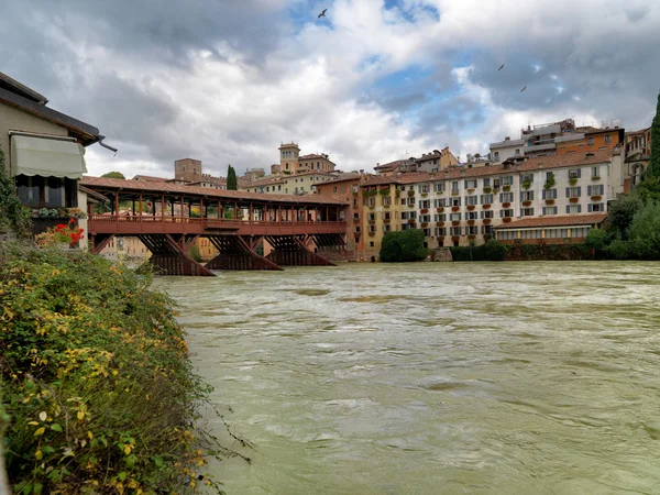 Ponte di legno — Foto Stock