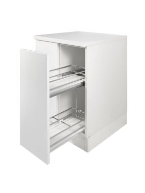 Mutfak dolabının kapağını sepetle kapat.