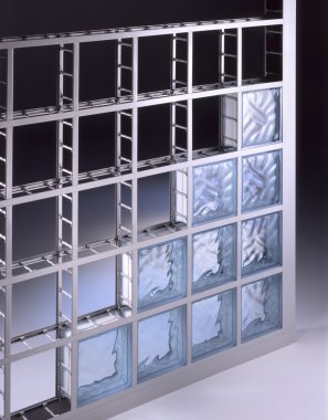 Glass block wall clipart