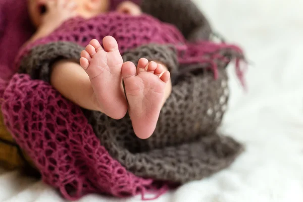 美しい赤ちゃん足 — ストック写真