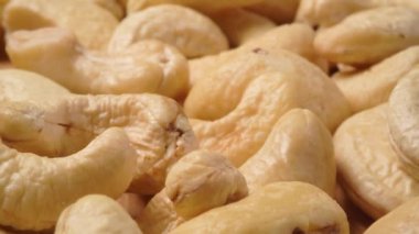 Makro fındık yığını.