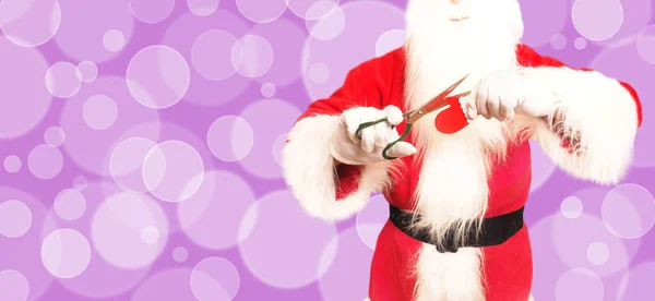 Concept Craft Homemade Felt Christmas Tree Toys Colored Background Purple — Stock Photo, Image