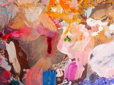  Arka plan için parlak yağlı-boya paleti 