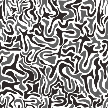 siyah ve beyaz soyut, kusursuz desen.