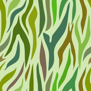 Renkli, soyut, dikişsiz desen.