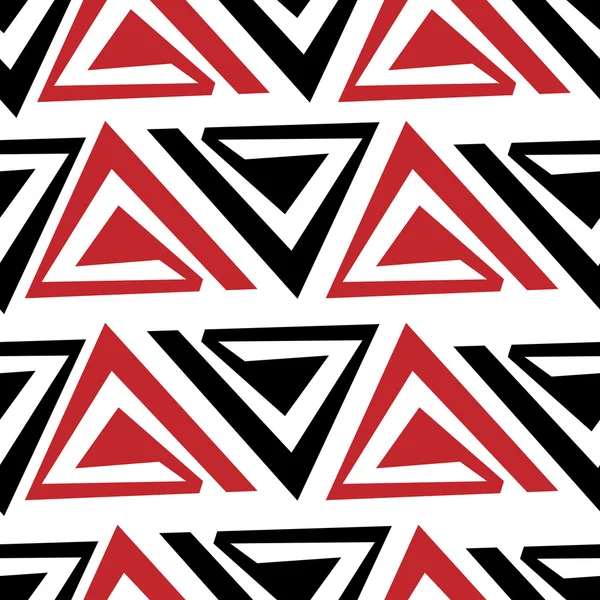 Kırmızı ve blac elemanlarından oluşan soyut seamless modeli