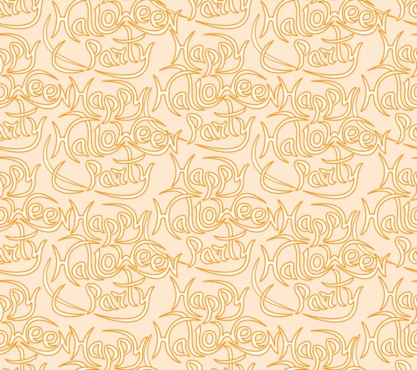 Cadılar Bayramı için soyut sorunsuz desen. Hafif bir arka plan üzerinde mesaj mutlu Cadılar Bayramı partisi .