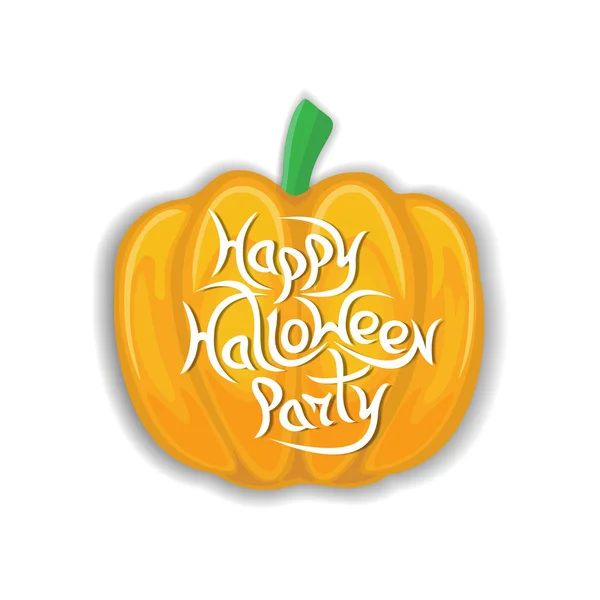 Послание Happy Halloween Party на фоне фильма. — стоковый вектор