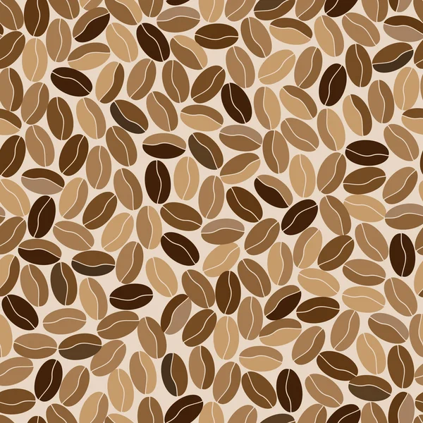 Kahve çekirdekleri yapılan soyut seamless modeli.
