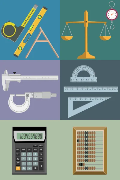 Vektör çizimler farklı tür bir calcu için bir araç kümesi