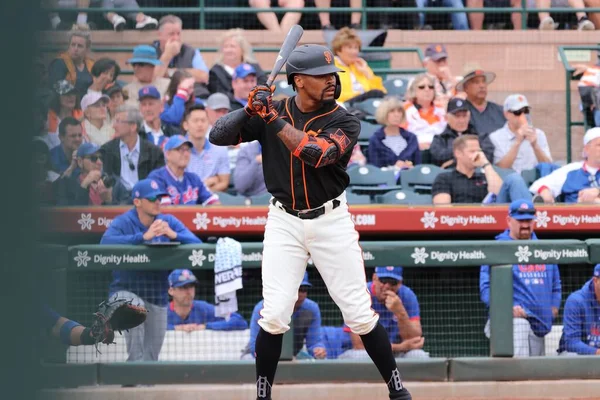 Jaylin Davis Lasciato San Francisco Giants Allo Scottsdale Stadium Scottsdale — Foto Stock