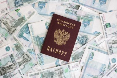 bir pasaport ile para