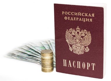 bir pasaport ile para