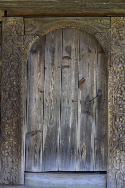 Porta de madeira — Fotografia de Stock