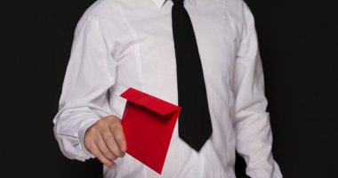 para bir zarf içinde