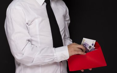para bir zarf içinde