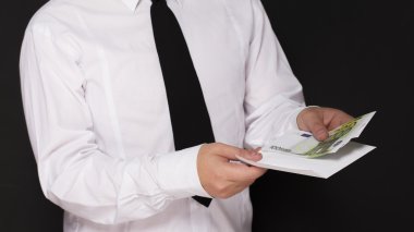 para bir zarf içinde