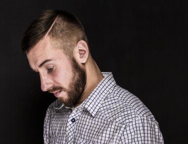 Bir adamın portresi.