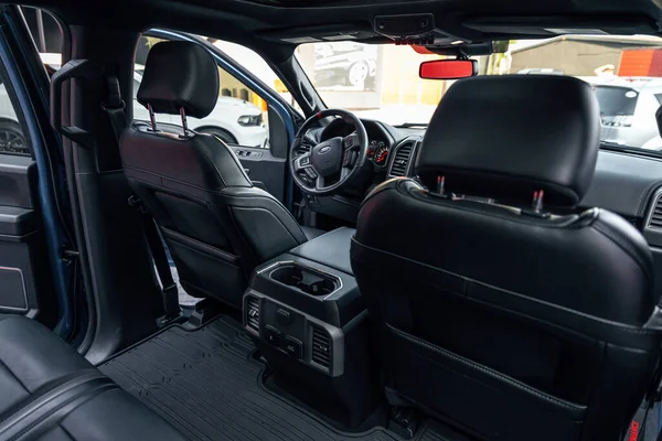 Ukraine Odessa July 2021 Ford 350 Raptor Car Interior Premium — Stock Photo, Image