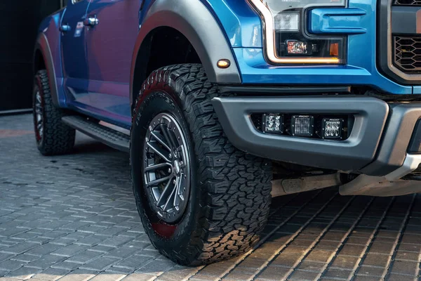 Ukraine Odessa Juillet 2021 Nouveau Ford Ranger Raptor Couleur Bleue — Photo