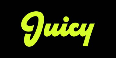 Sulu Harf Vektörü Yapıştırması Tasarımı Kalın Tipografi Grafiksel Resimlemesi