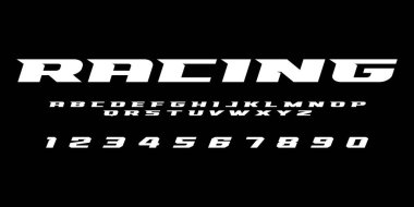 Yarış Harfi Vektörü Etiketi Hızlı Spor Etiketi Etiketi Tasarımı