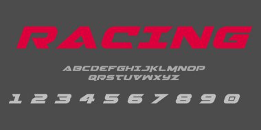 Yarış Harfi Vektörü Etiketi Hızlı Spor Etiketi Etiketi Tasarımı