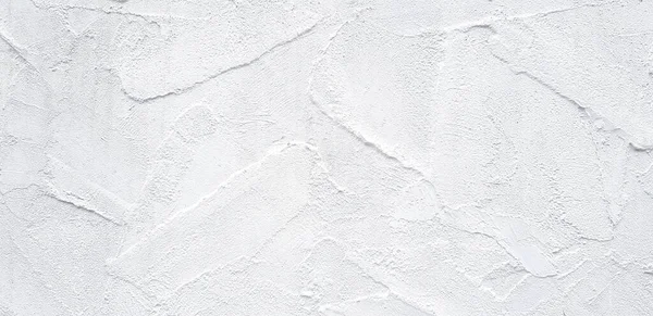 Bílá Betonová Stěna Pozadí Malované Cihlové Tapety Koncepce Exteriéru Podkrovním — Stock fotografie