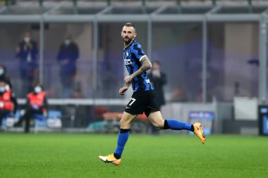 Torino, İtalya. 31 Kasım 2020. FC Internazionale takımından Marcelo Brozoviç, FC Internazionale ve Parma Calcio arasında oynanan A serisi maçında.