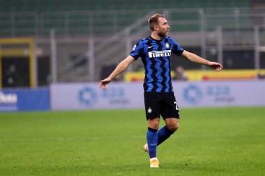 Torino, İtalya. 31 Kasım 2020. FC Internazionale 'den Christian Eriksen FC Internazionale ve Parma Calcio arasındaki A serisi maçında.