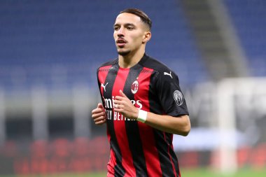 Milano, Italy. 08th November 2020. Ismael Bennacer  of Ac Milan   during the  Serie A match  between Ac Milan and Hellas Verona.   clipart