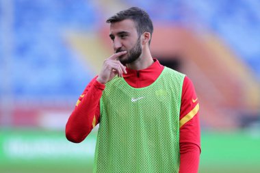 Cenova, İtalya. 08 Kasım 2020. Genoa Cfc ile As Romanlar arasındaki A Serisi karşılaşmasında Roman Olarak Bryan Cristante.