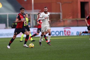 Cenova, İtalya. 08 Kasım 2020. Cenova Cfc 'den İvan Radovanoviç, Ceneviz Cfc ile Romanlar arasındaki A Serisi karşılaşmasında.