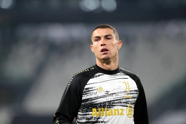 Torino Italia Noviembre 2020 Cristiano Ronaldo Del Juventus Acción Durante — Foto de Stock