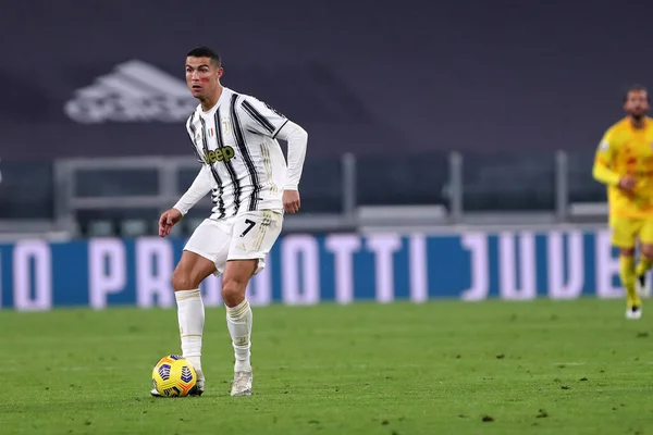 Turin Italien November 2020 Cristiano Ronaldo Vom Juventus Aktion Während — Stockfoto