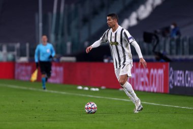 Torino, İtalya. 24 Kasım 2020. Juventus Fc takımından Cristiano Ronaldo UEFA Şampiyonlar Ligi G Grubu karşılaşmasında Juventus FC ve Ferencvaros Budapeşte arasında oynandı..
