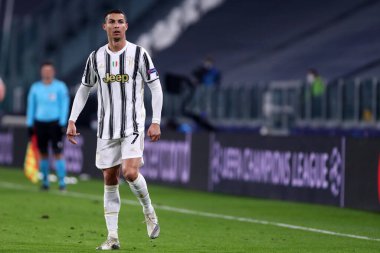 Torino, İtalya. 24 Kasım 2020. Juventus Fc takımından Cristiano Ronaldo UEFA Şampiyonlar Ligi G Grubu karşılaşmasında Juventus FC ve Ferencvaros Budapeşte arasında oynandı..