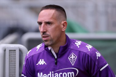 Milano, İtalya. 29 Kasım 2020. Serie A karşılaşması sırasında Acf Fiorentina 'nın Franck Ribery' si Ac Milan ve Acf Fiorentina arasında.